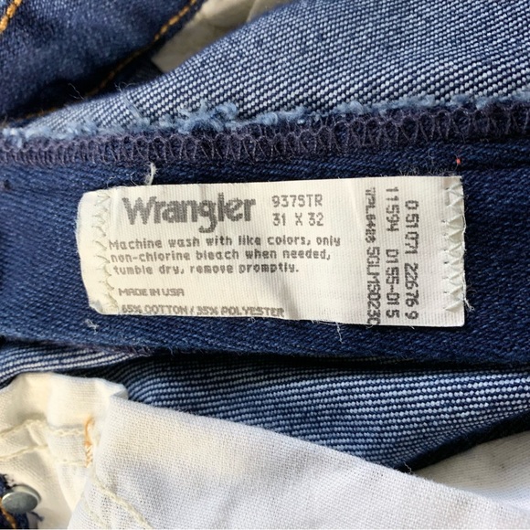 80s Wrangler Straight Leg Jeans - Picture 5 of 9